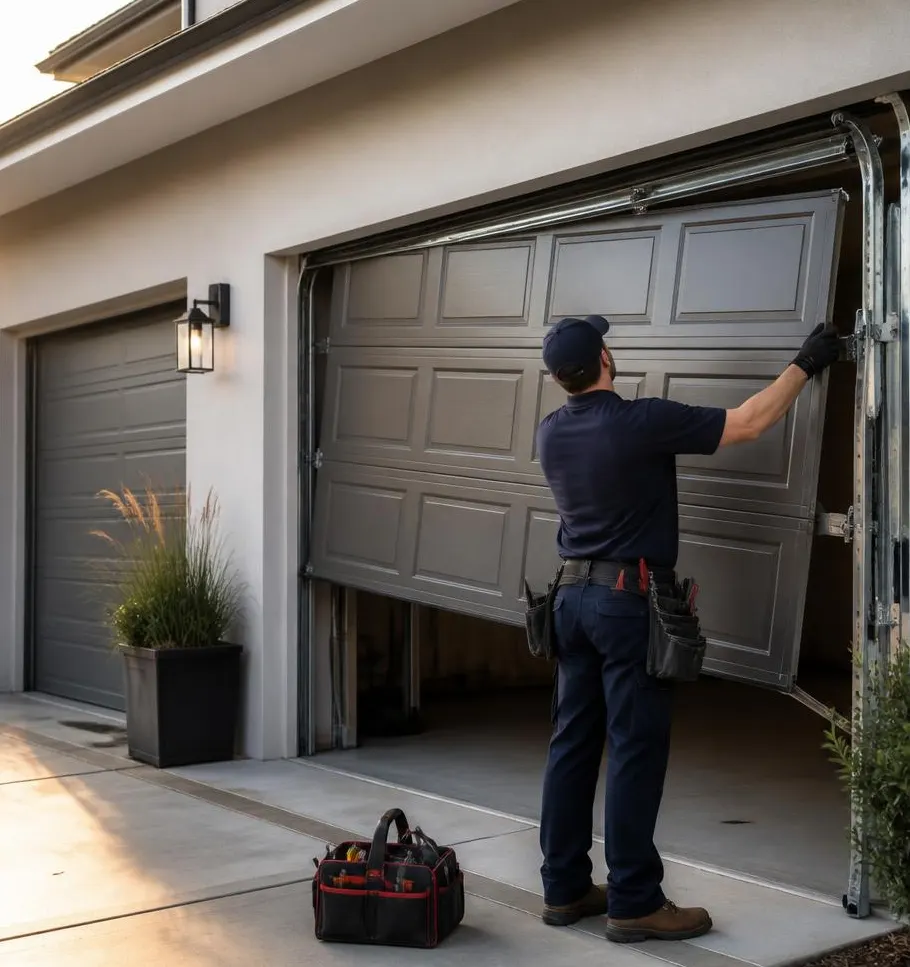 What Freezing Nights at 8,500 Feet Do to a Garage Door — Woodland Park Garage Door Specialists, Woodland Park, CO